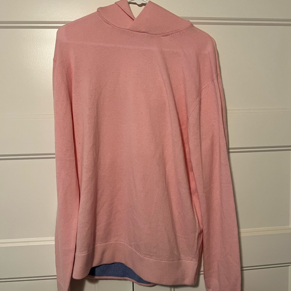Greyson golf cashmere hooded sweater size M